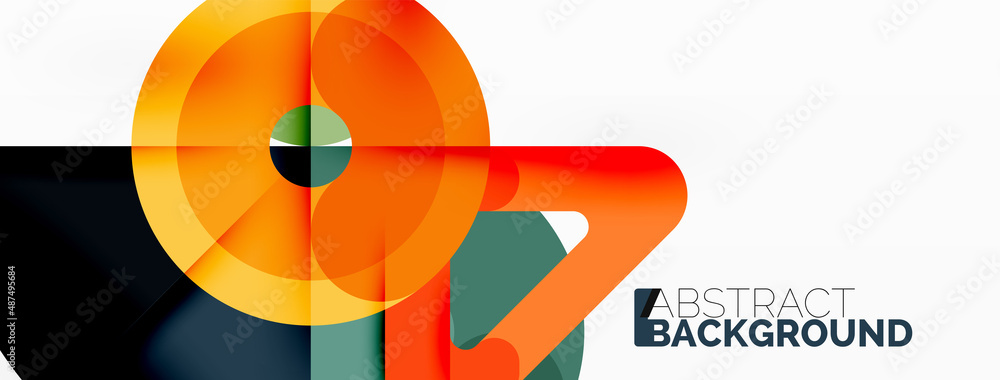 Creative geometric wallpaper. Circles, lines background. Business template for wallpaper, banner, background or landing Creative geometric wallpaper. Circles, lines background. Business template for wallpaper, banner, background or landing