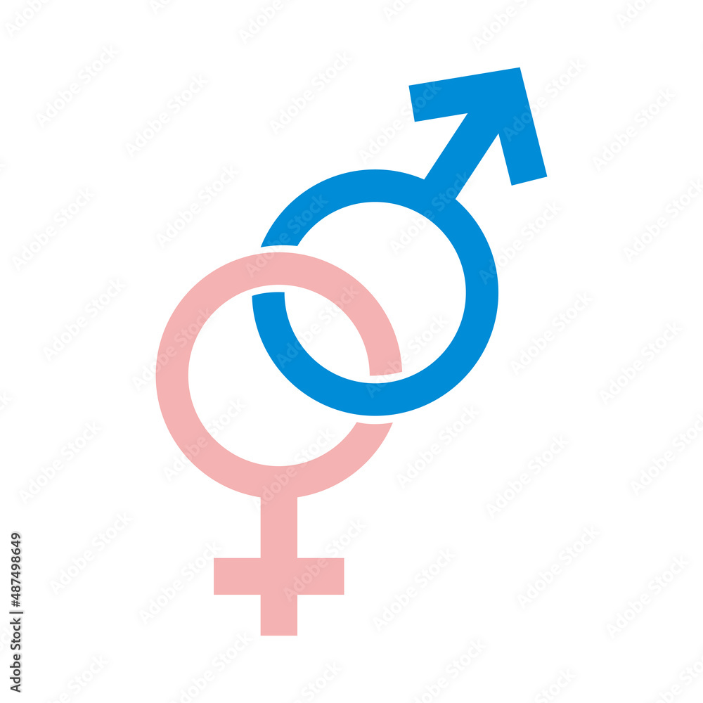gender male and female icon vector illustration sign gender male and female icon vector illustration sign
