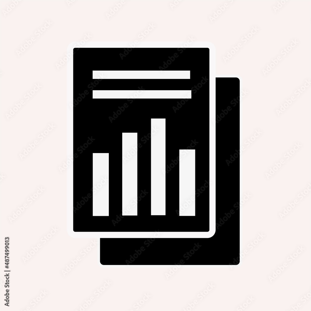 Report icon or logo isolated sign symbol vector illustration - high quality black style vector icons Report icon or logo isolated sign symbol vector illustration - high quality black style vector icons