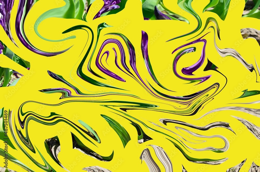 An elegant abstract background on the theme of spring fantasies.