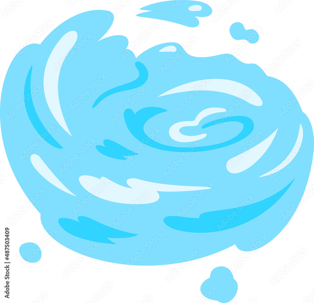 Obraz premium 渦を巻く水流