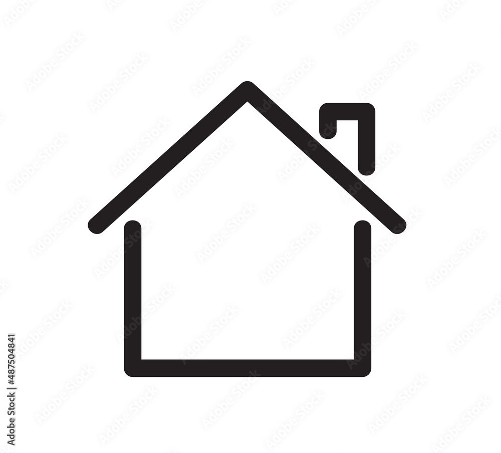Home flat icon. vector illustration eps10 Home flat icon. vector illustration eps10