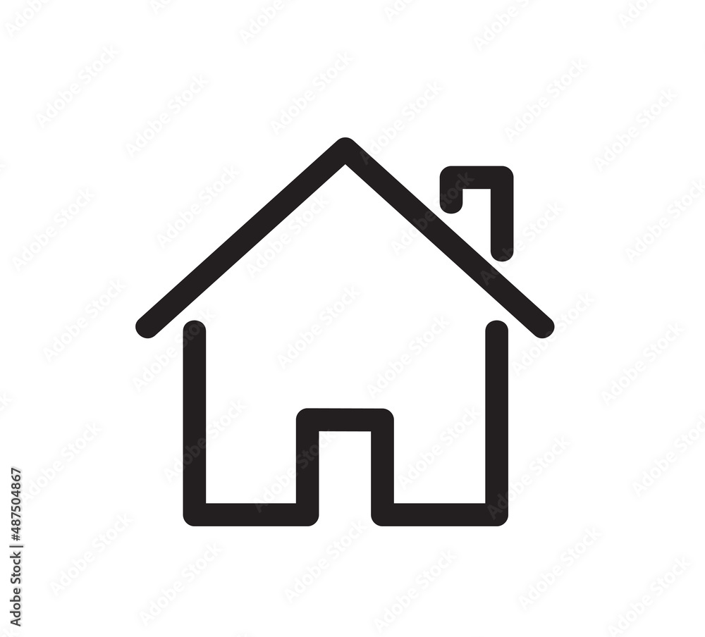 Home flat icon. vector illustration eps10 Home flat icon. vector illustration eps10