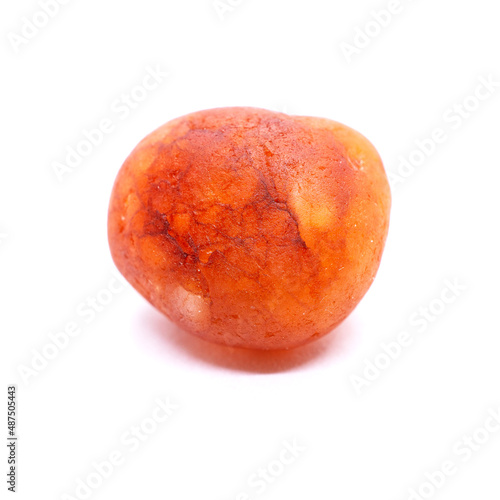 Color Color spectrum of semiprecious gemstone, isolated background
