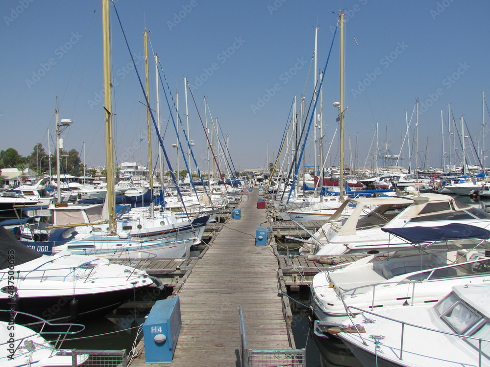 Larnaca Cyprus harbour
