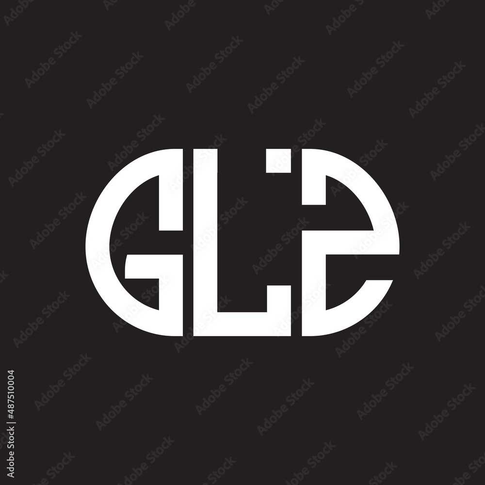 GLZ letter logo design on black background. GLZ creative initials letter logo concept. GLZ letter design. GLZ letter logo design on black background. GLZ creative initials letter logo concept. GLZ letter design.