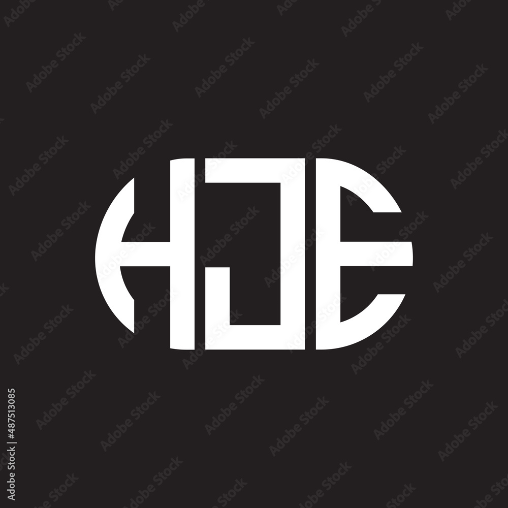 HJE letter logo design on black background. HJE creative initials letter logo concept. HJE letter design. HJE letter logo design on black background. HJE creative initials letter logo concept. HJE letter design.