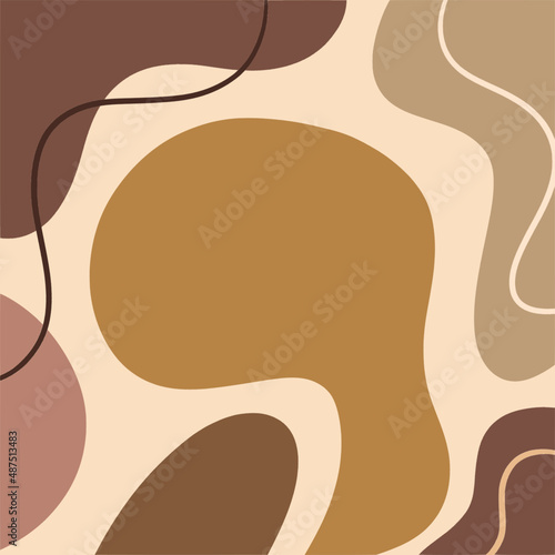 abstract botanical background pattern illustration