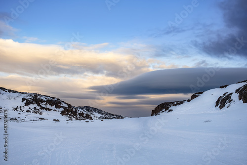 Wallpaper Mural The coast of the Barents Sea at the end of February. Torontodigital.ca