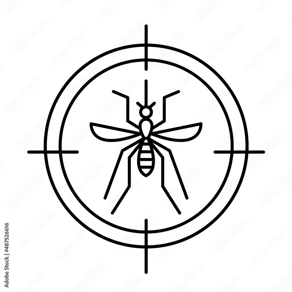 Anti mosquito sign. Insect protection icon. Vector illustration Anti mosquito sign. Insect protection icon. Vector illustration