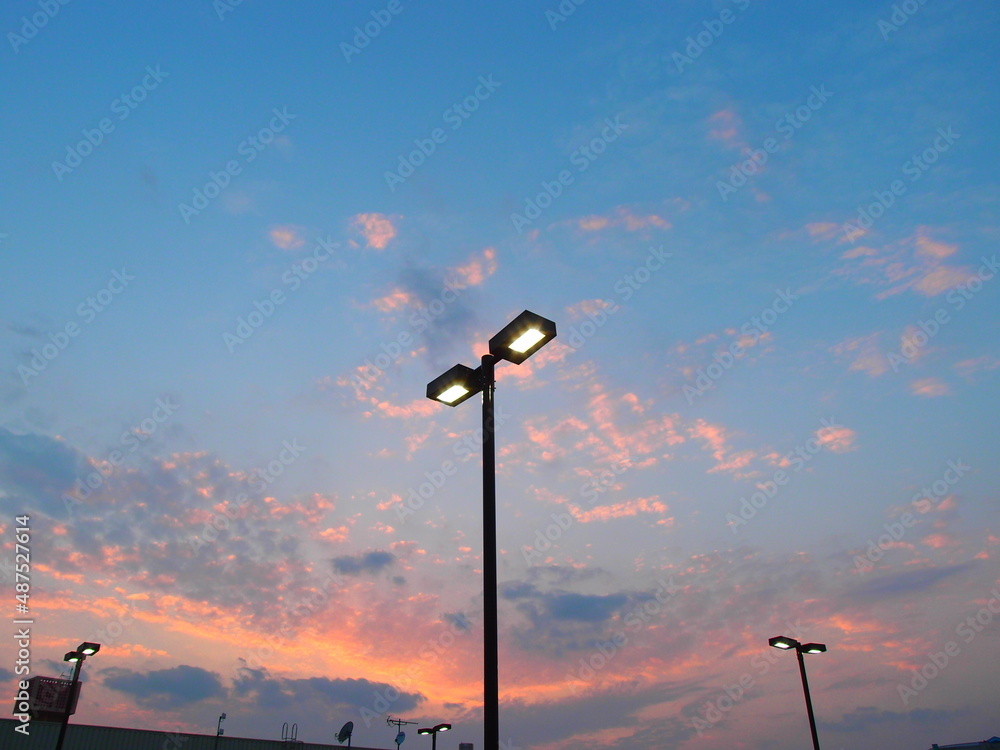 ある日の夕焼け空