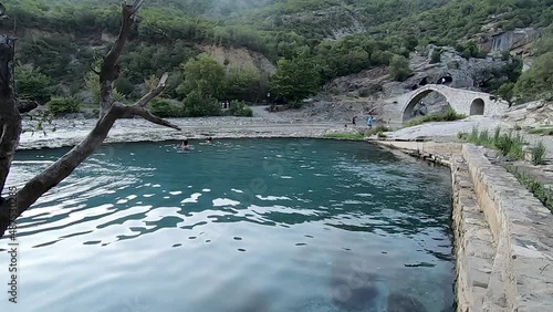 Hot springs in Banjat e Benjës, Albania photo