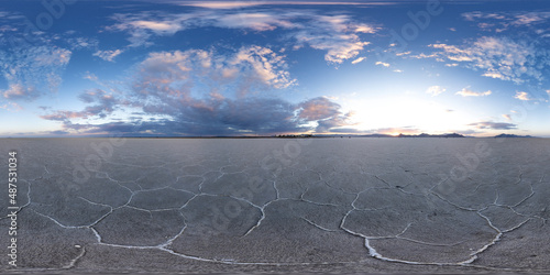 Salt Flats Rest Area Westbound at Sunset photo