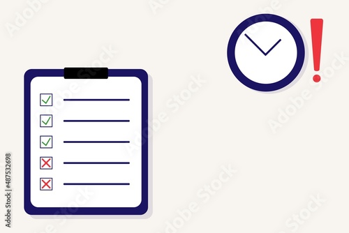 List of things that need to be done urgently before a certain time