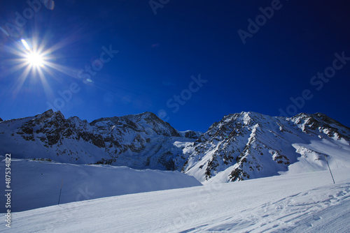 Alpine range in the winter © Marta