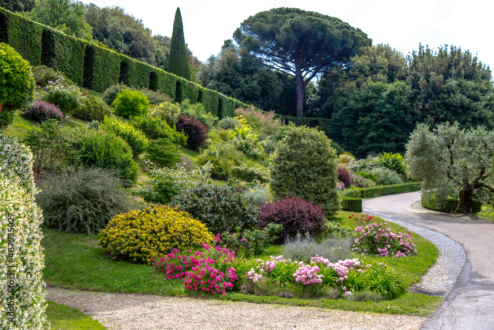 I giardini delle Ville Pontificie a Castel Gandolfo