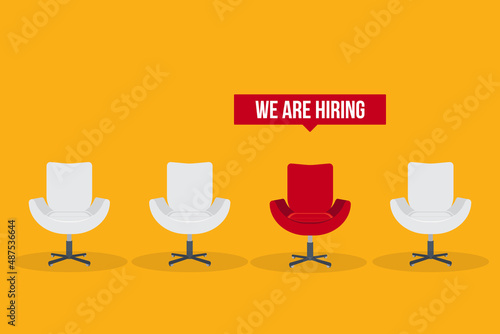 We are hiring. Employment recruitment. Open vacancy.	