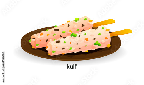 Frozen milk dessert originated, often called traditional Indian ice cream