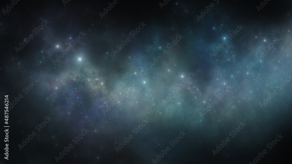 Fictional nebula - Diversity star scape
