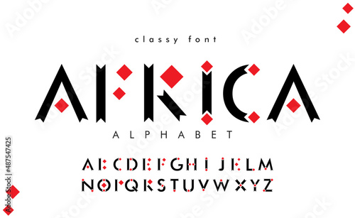 Abstract modern urban font alphabet Typography. old style for fun, sport, technology, fashion, digital, future creative logo font