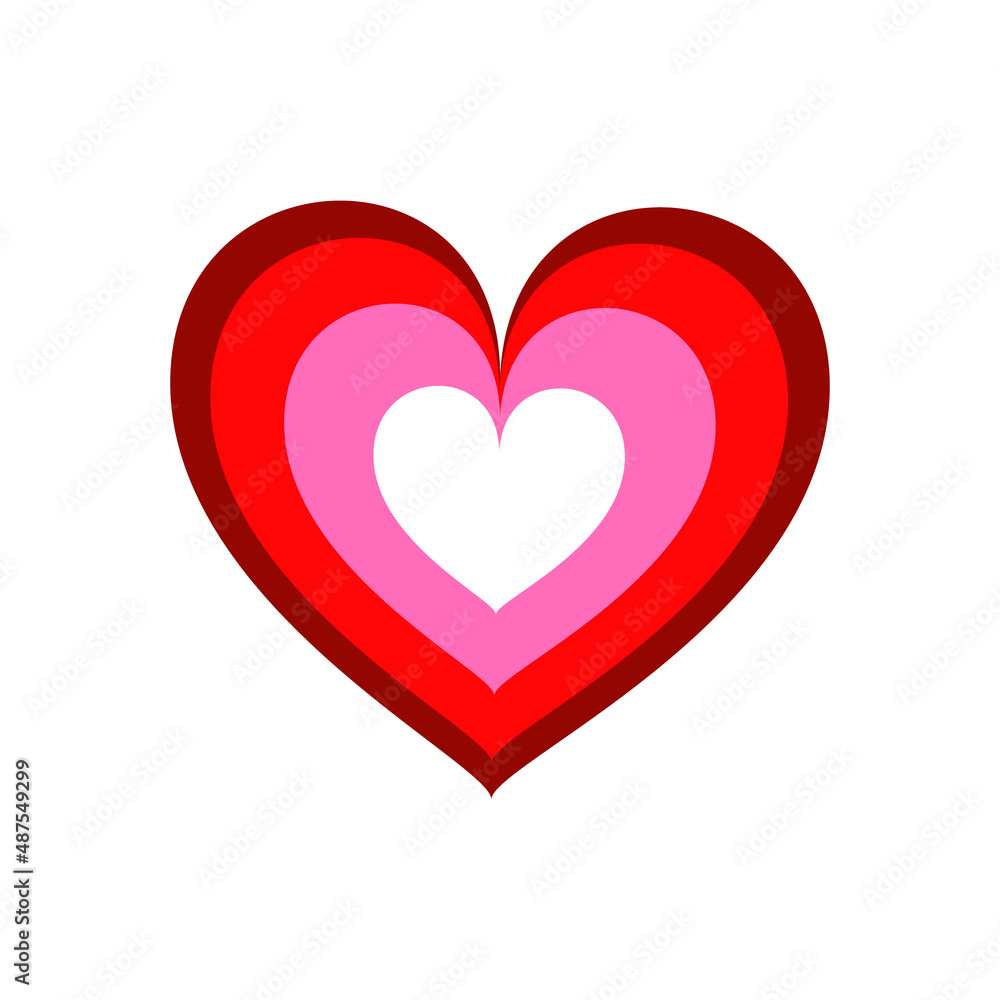 Heart icon on a white background.
Vector illustration.Eps10 Heart icon on a white background.
Vector illustration.Eps10