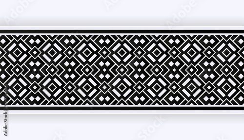 ornamental pattern border Design Template