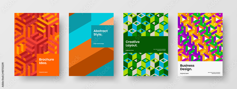 Trendy geometric pattern banner concept composition. Minimalistic journal cover A4 vector design illustration collection. Trendy geometric pattern banner concept composition. Minimalistic journal cover A4 vector design illustration collection.