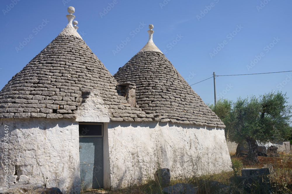 Trulli near Locorotondo, Apulia, Italy Trulli near Locorotondo, Apulia, Italy