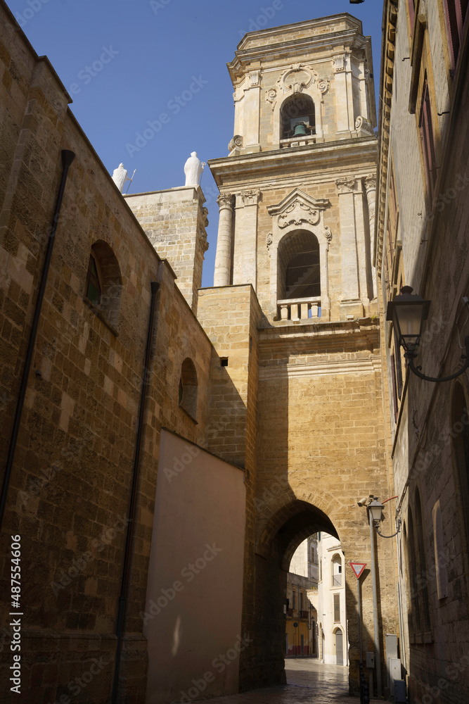 Historic buildings in Brindisi, Apulia, Italy