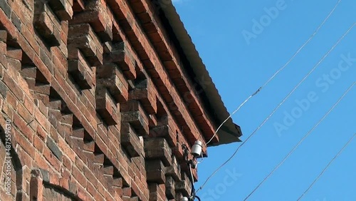 Alapaevsk, Russia - 17 July 2012: Building, which contained relatives of Nicholas II before their execution. Historical religious place of Remembrance of Representatives of Russian Imperial House. photo