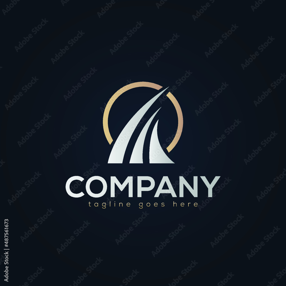 River Road Curvy Logo, Way Logo, Transportation Logo River Road Curvy Logo, Way Logo, Transportation Logo