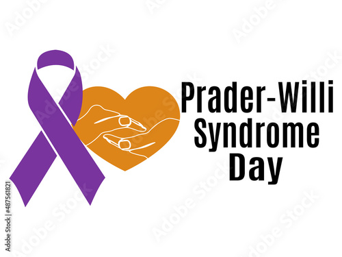 Prader Willi Syndrome Day, Idea for a poster, banner, flyer or postcard on a medical theme photo