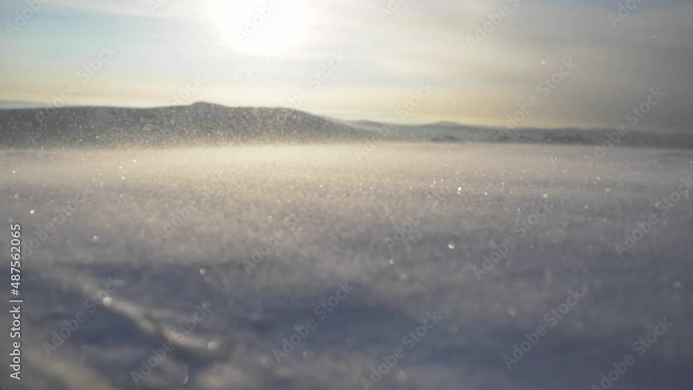 fresh powder snow, powder skiing and freeriding. severe snow storm with ...