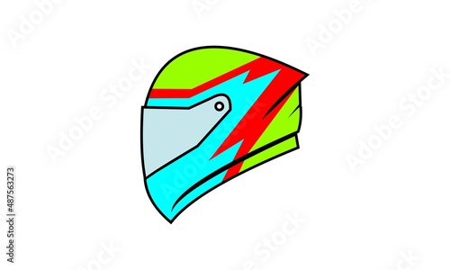 racing helm vector