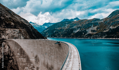 Amazing Dam in Alps, Austria