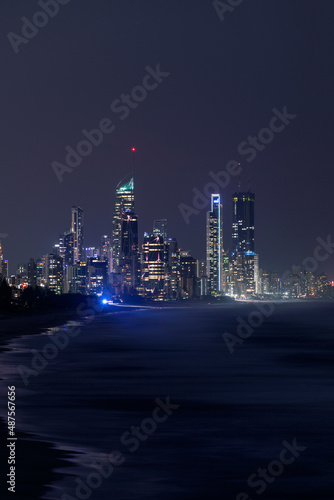 Wallpaper Mural Surfers Paradise nightscape view from Miami lookout Torontodigital.ca