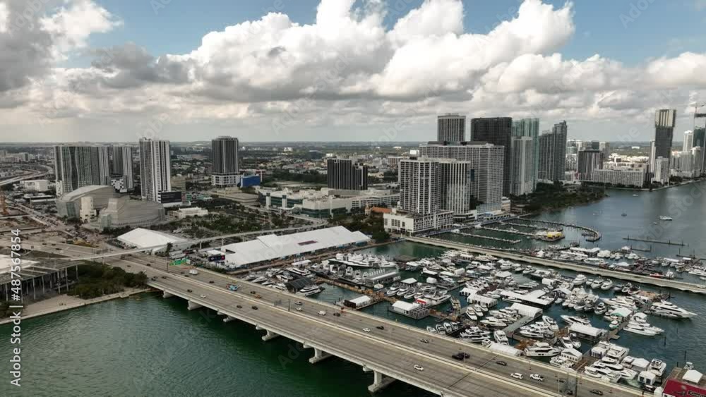 2022 Miami boat Show Downtown Miami Florida USA 2022 Miami boat Show Downtown Miami Florida USA