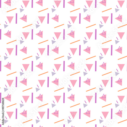 Free Download Seamless patterns of geometric shapes. Circles, triangles and stripes. Delicate pastel colors. Ideal for textiles. - GFXLoad