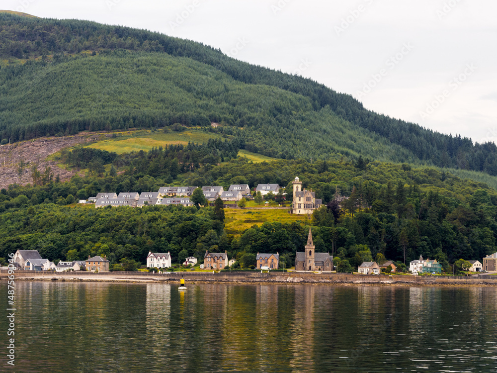 The famouis Waverley paddleboat steamer tour of Gare Loch and Loch Long from Dunoon, Scotland, UK