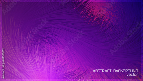 Abstract vector background. Fur texture with a smooth transition. Soft pastel colors. Purple and pink shades. Beautiful color gradient transitions for design projects. Modern background.