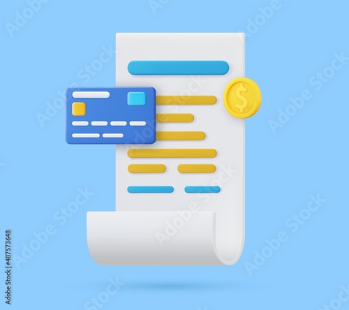 3D bill payment photo
