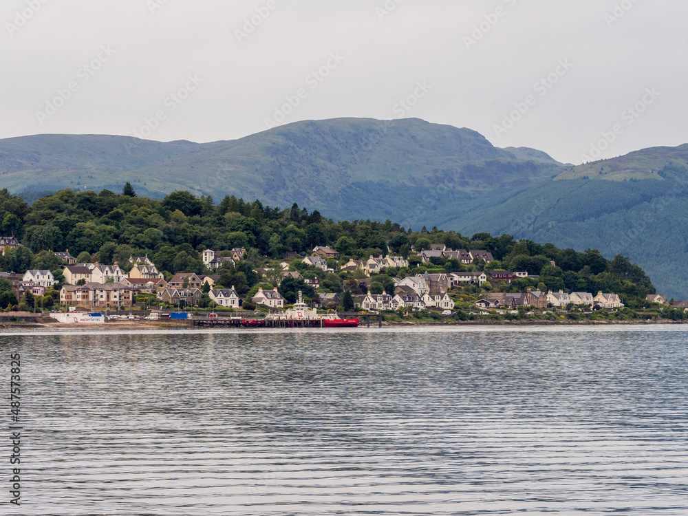 The famouis Waverley paddleboat steamer tour of Gare Loch and Loch Long from Dunoon, Scotland, UK