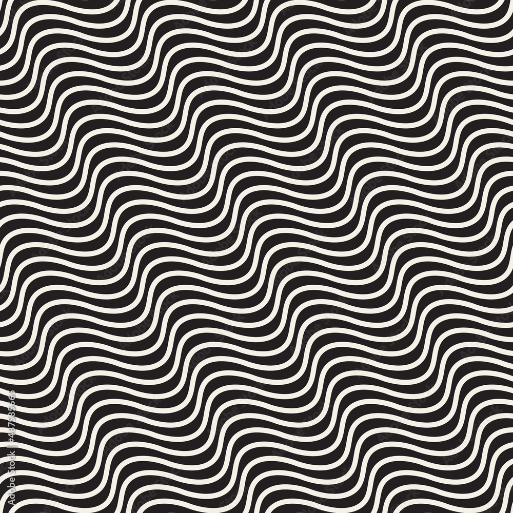 Vector seamless pattern. Repeating geometric elements. Stylish monochrome background design. Vector seamless pattern. Repeating geometric elements. Stylish monochrome background design.