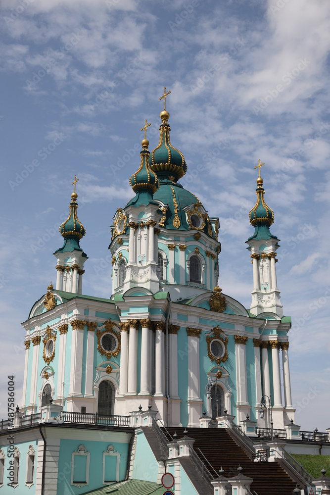 St Andrews Church in Kiev, Ukraine