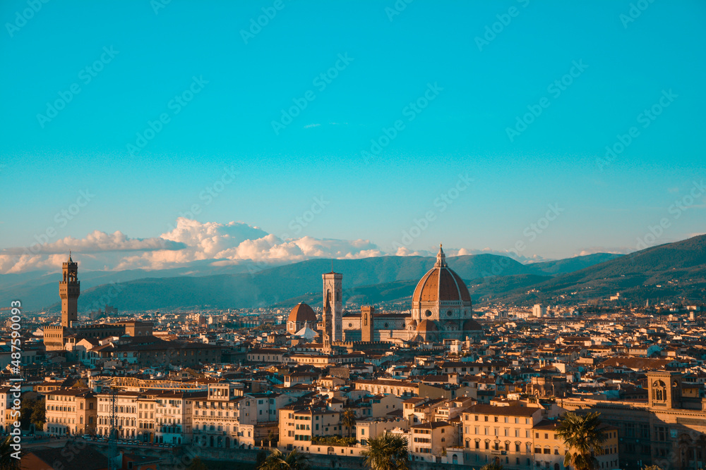 Images of architecture, views and cityscapes taken in and around Florence Italy of Florence Cathedral