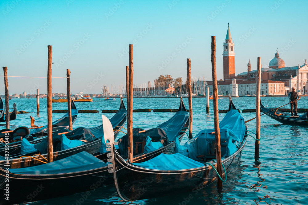 Grand Canal Gondolas at the pier