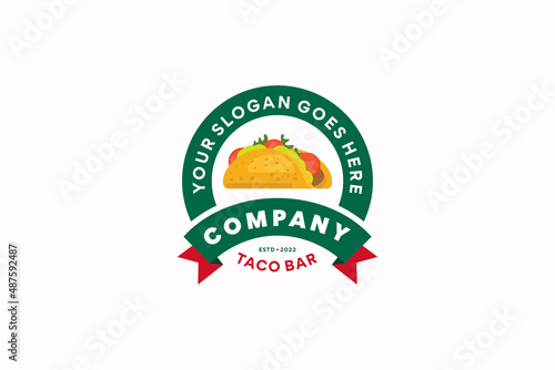 taco logo  shop logo  taco bar logo  reference logo for your business