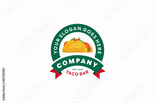 taco logo, shop logo, taco bar logo, reference logo for your business
