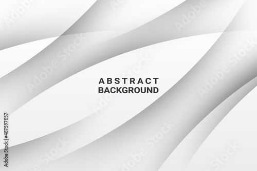 Abstract geometric white and gray color background