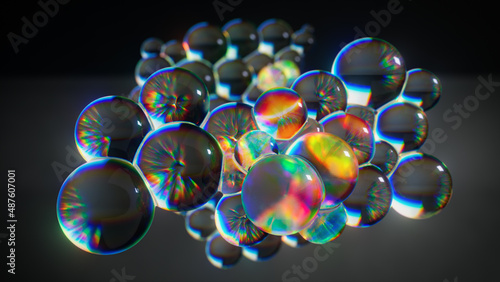 Fotografie Bubbles in micro look